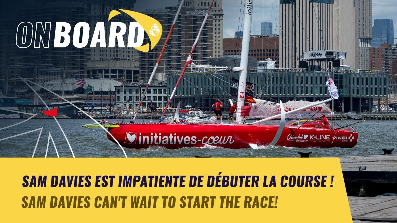 Sam Davies, impatiente de débuter la course | New York Vendée 2024