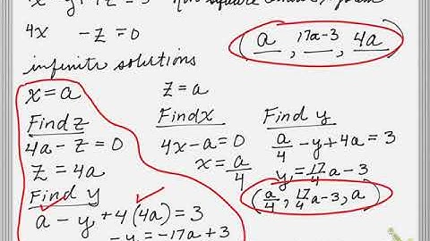 non-square linear systems