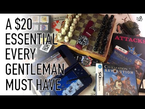 A $20 Item Every Gentleman Should Own & The Importance Of Strategy Gaming + The Rajasthan Chess Set