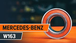 Сambio Cojinete de rueda parte trasera y delantera MERCEDES-BENZ: tutorial pdf