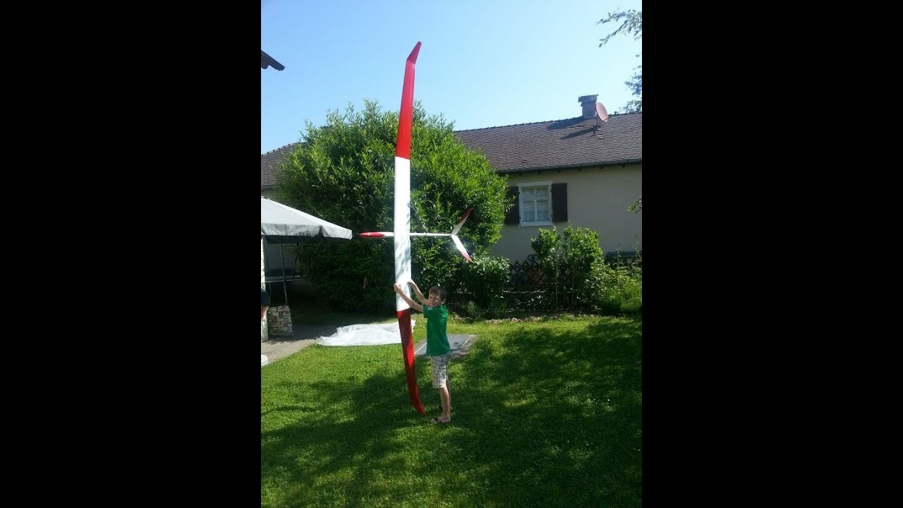 Erstflug mit F3J Thermik Segler K2  Special (3.70 m) von FVK