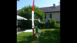 Erstflug Mit F3J Thermik Segler K2 Special 3.70 M Von Fvk