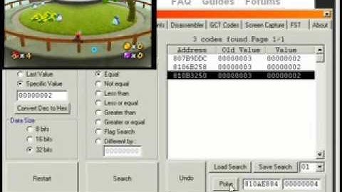 How to hack into the Wii RAM using the WII USB GECKO PART 3