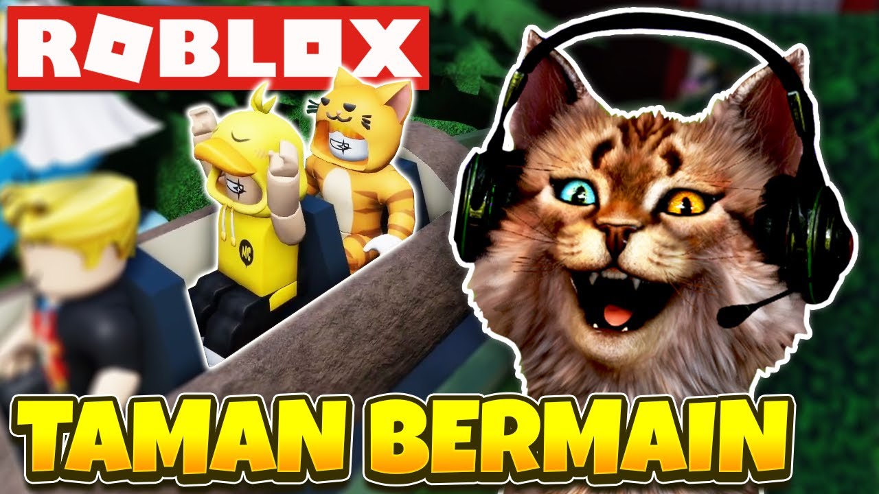 LIBURAN KE TAMAN BERMAIN !! Ft. @MCGG - (Tree Tops Theme Park) - ROBLOX INDONESIA