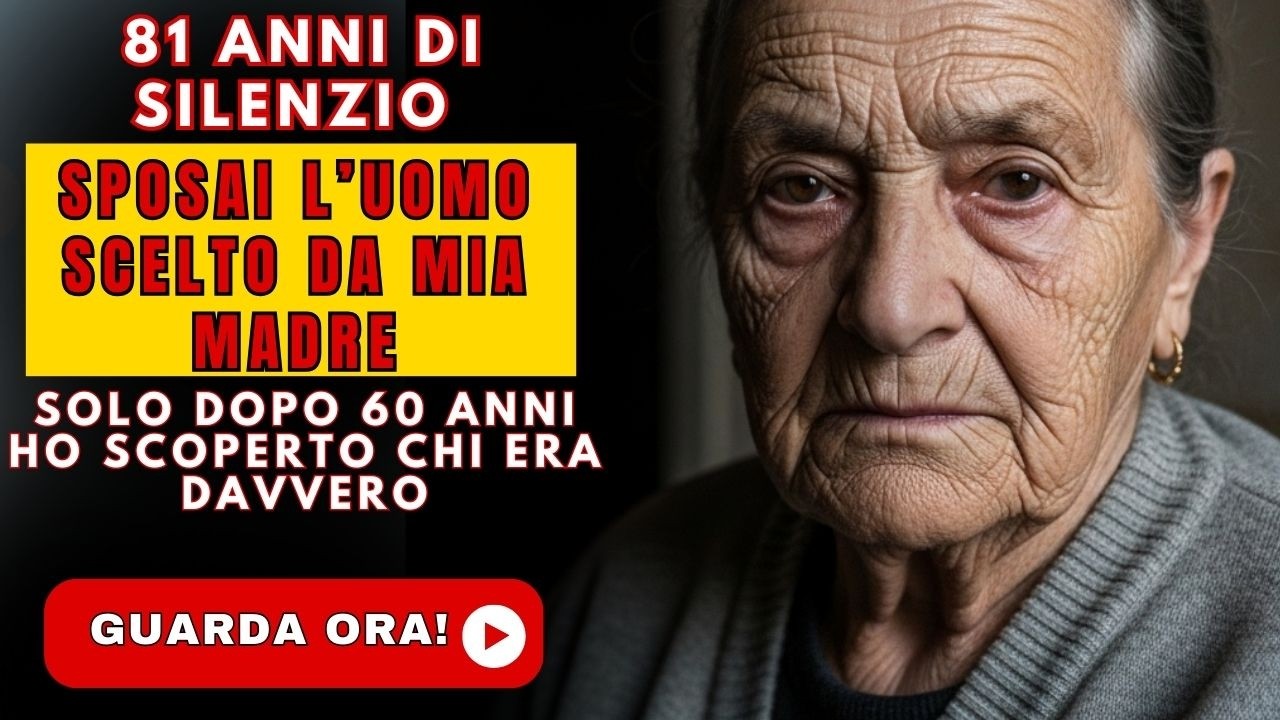 SPOSAI L’UOMO SCELTO DA MIA MADRE…DOPO 60 ANNI HO SCOPERTO CHI ERA DAVVERO