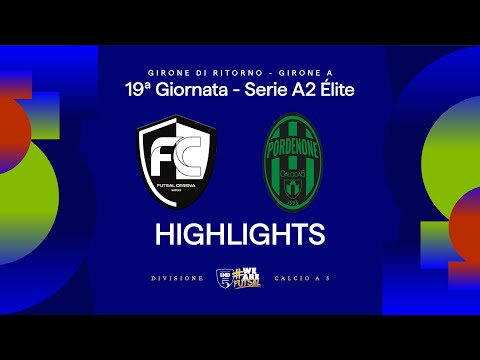 Video Futsal Cesena-Pordenone 6-4 | Gol e HL | 19ª giornata | Serie A2 Élite 25/26 - A