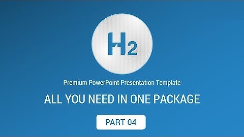 H2 Premium PowerPoint Presentation Template - Part 04 - Data Charts Section