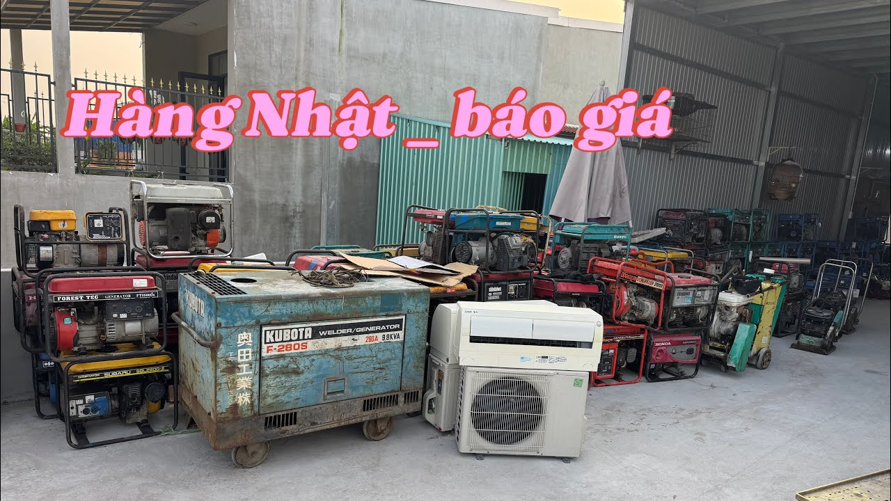 Phát điện , máy lạnh…. Hàng về nhiều. Báo giá