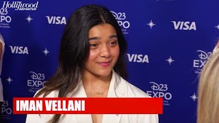 Iman Vellani On Working With Brie Larson, Best Fan Reaction to 'Ms.Marvel' & More | D23 Expo