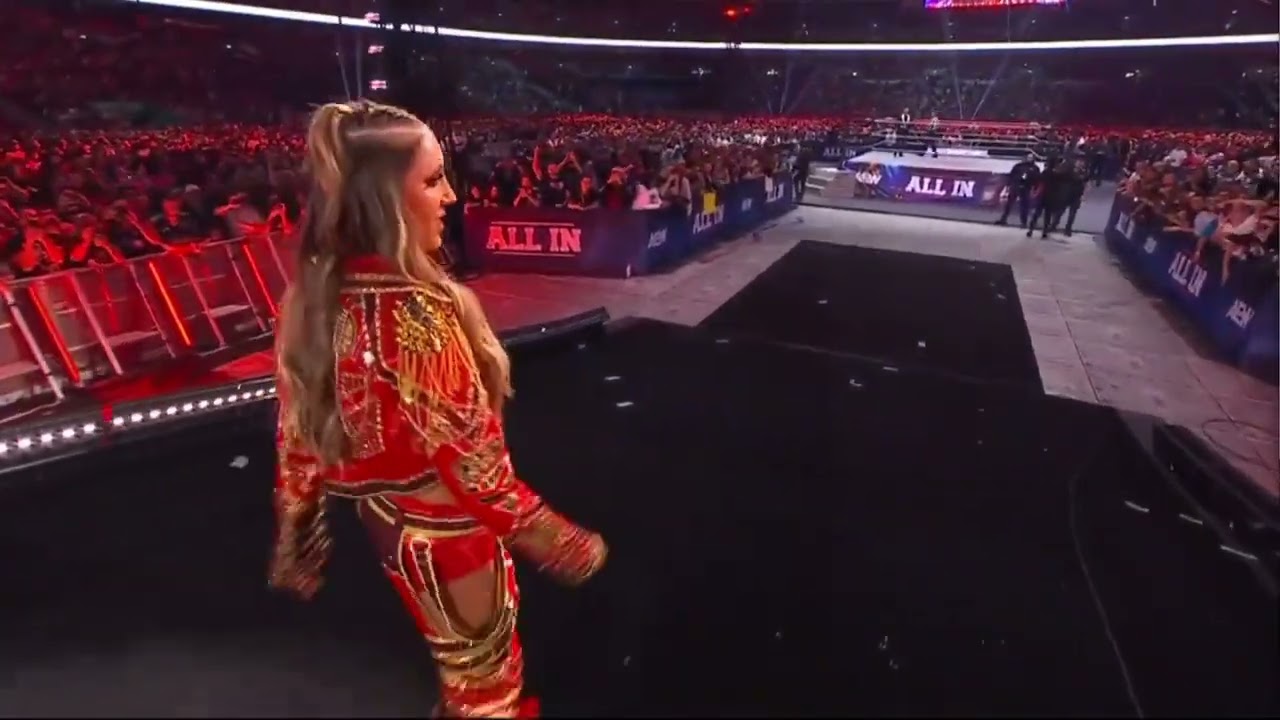 DR BRITT BAKER ENTRANCE - AEW ALL IN 8/25/2024