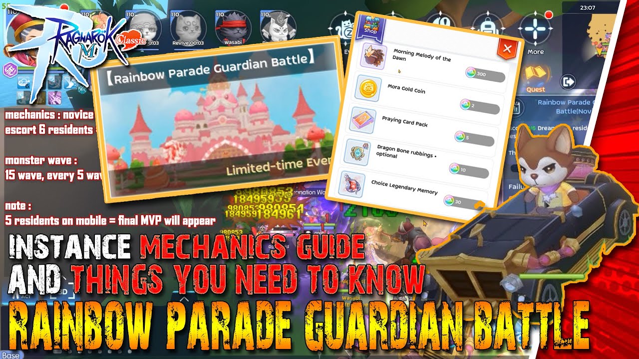Ragnarok M: Classic Upcoming Rainbow Parade Guardian Battle Time ...