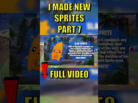 I Made New Sprites Part 7 #fortnite #fortniteclips #fortniteconcepts #designasprite