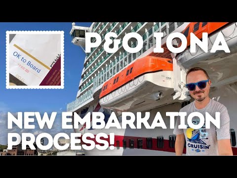 P&O Iona Cruise Embarkation Day