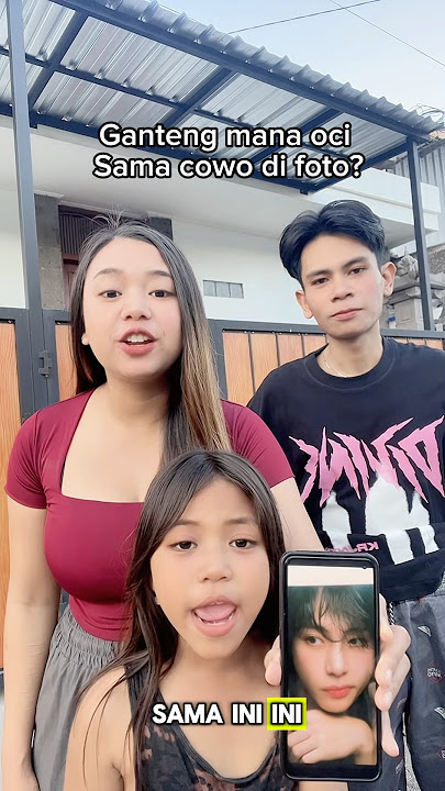 Ganteng mana oci sama di foto? #shortvideo