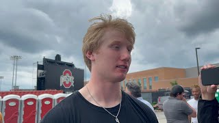 Ohio State recruiting: 2023 TE commit Ty Lockwood talks camp performance