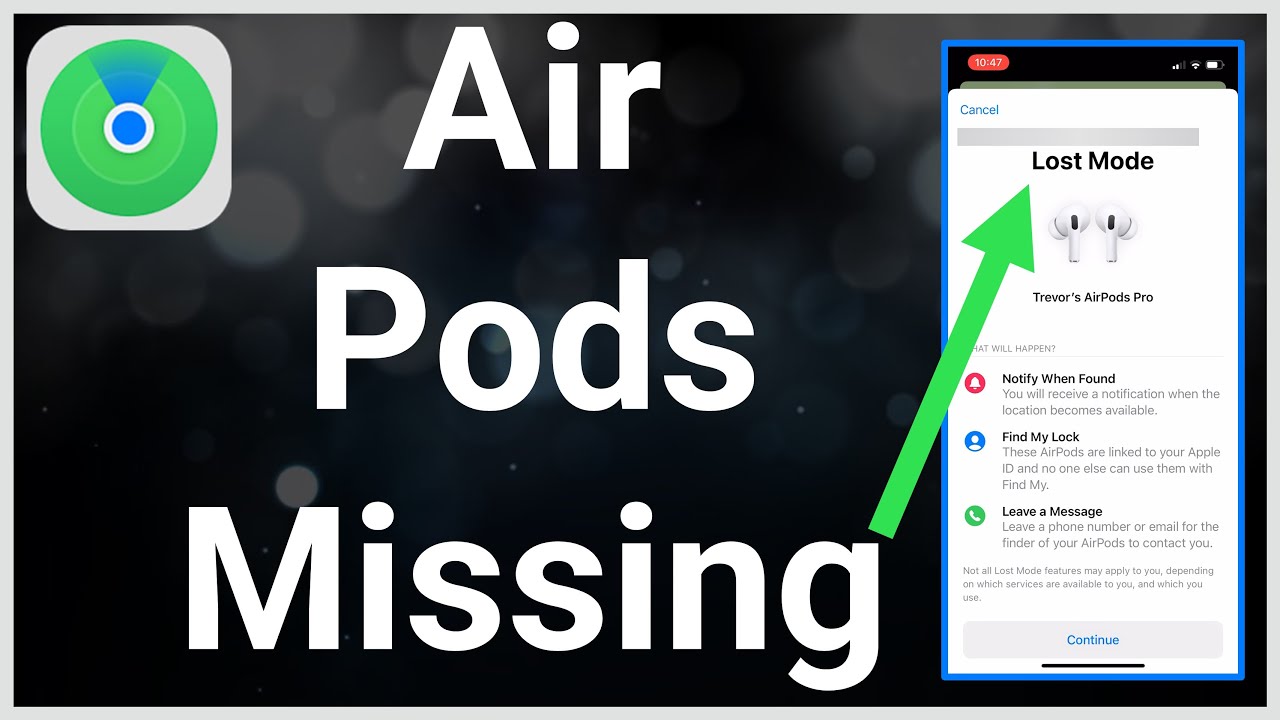 Selvrespekt Gør gulvet rent vil gøre Why Are My AirPods Not Showing Up On Find My App? - YouTube