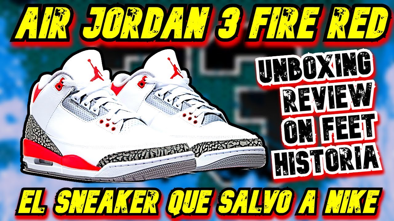 conjunción Negrita estación de televisión JORDAN 3 FIRE RED 2022 REVIEW EN ESPAÑOL @MUCHOBASKET - YouTube