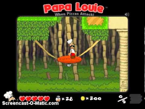 Floor 1 - Levels 1, 2 and 3, Papa Louie When Pizzas Attack, Episode 1