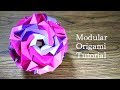 【折り紙】くす玉 - Balance / Origami Modular Kusudama - Balance