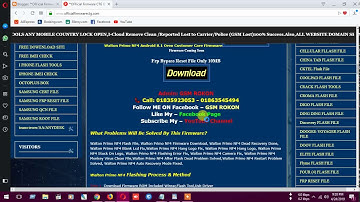 Walton Primo NF4 Flash file | Android 8.1 Frp Hang Logo & Display Fix Update Firmware Stock Rom