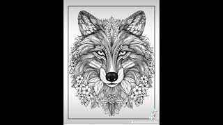 Animals Mandala Coloring Book!