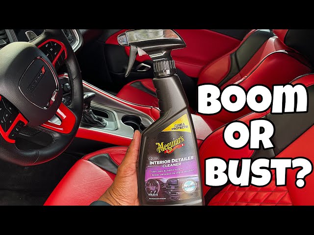 Meguiar's Quik Interior Detail Cleaner In My Challenger R/T