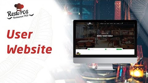 Restaurant POS System Demo | User End Website in RestoPOS |