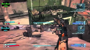 Borderlands 2 Co-Op - Splitscreen Walkthrough - Part 4 - Boom & Bewm Boss