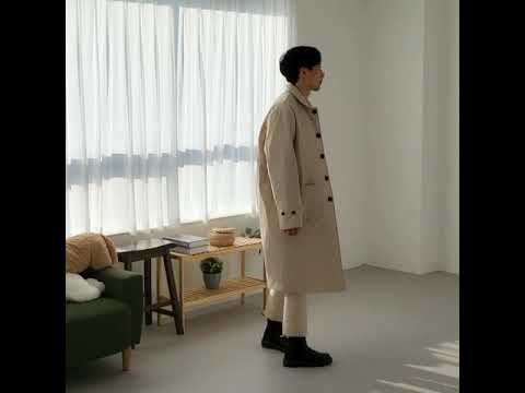 션타운 롱 패딩코트