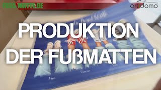 Fußmatten Produktion Von Www.fuss-Matte.de Personalisierte Fußmatten