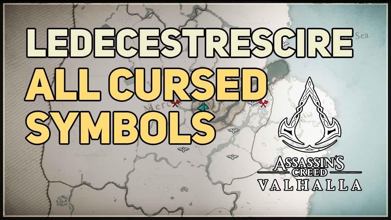All Cursed Symbols In Ledecestrescire Assassin S Creed Valhalla Youtube