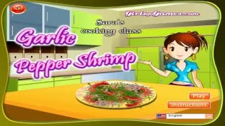 sara's cooking class garlic shrimp - gameplay cooking game screenshot 3