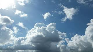Cloud Timelapse Video Footage: Majestic Skies Over River | DJI Drone Footage 4K