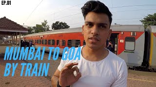 Mumbai To Goa By Train | Goa Vlog Ep.01| BBR #80