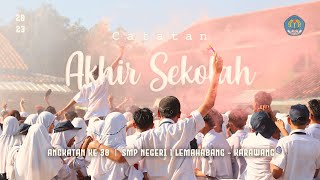 CATATAN AKHIR SEKOLAH SMP NEGERI 1 LEMAHABANG - KARAWANG | ANGKATAN 38 ( VIDEO)