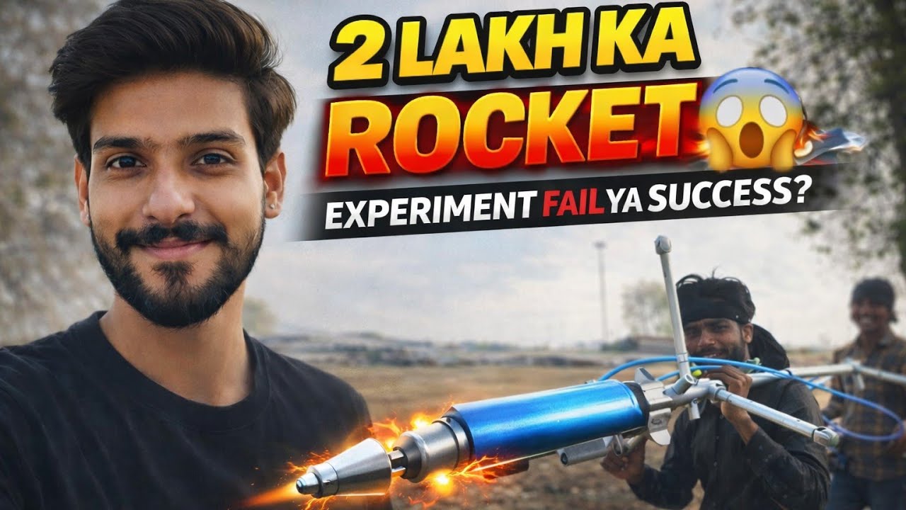 2 Lakh Ka Rocket 🚀 Test Kiya 😱 Paisa Uda Ya History Bana Di Launch Kar Diya 😨 Jo Hua Socha Nahi Tha!