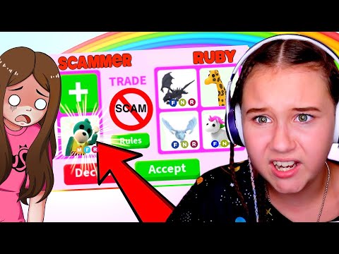 How To Scam In Adopt Me Rip Offs Exposed Roblox Youtube - ruby rube playing roblox adopt me