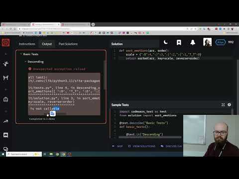 CodeWars - Emotional Sort