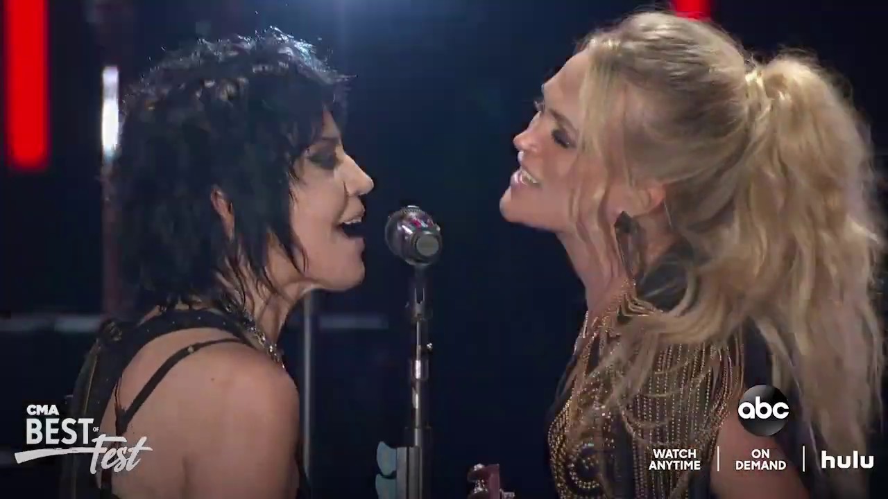 Carrie Underwood Joan Jett Medley Preview Cma Best Of Fest