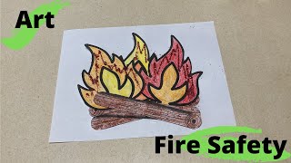 FIRE SAFETY - Preschool and Kindergarten Art Ideas