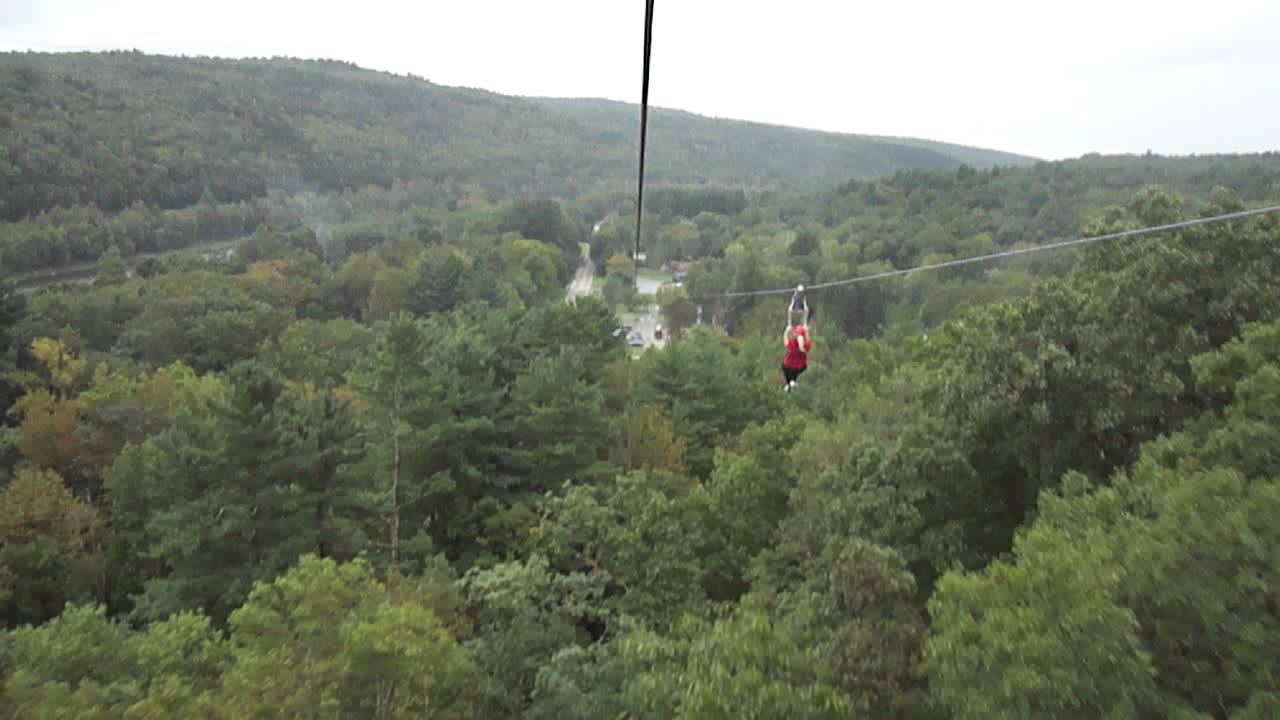ZIPLINE AT KITTATINNY YouTube