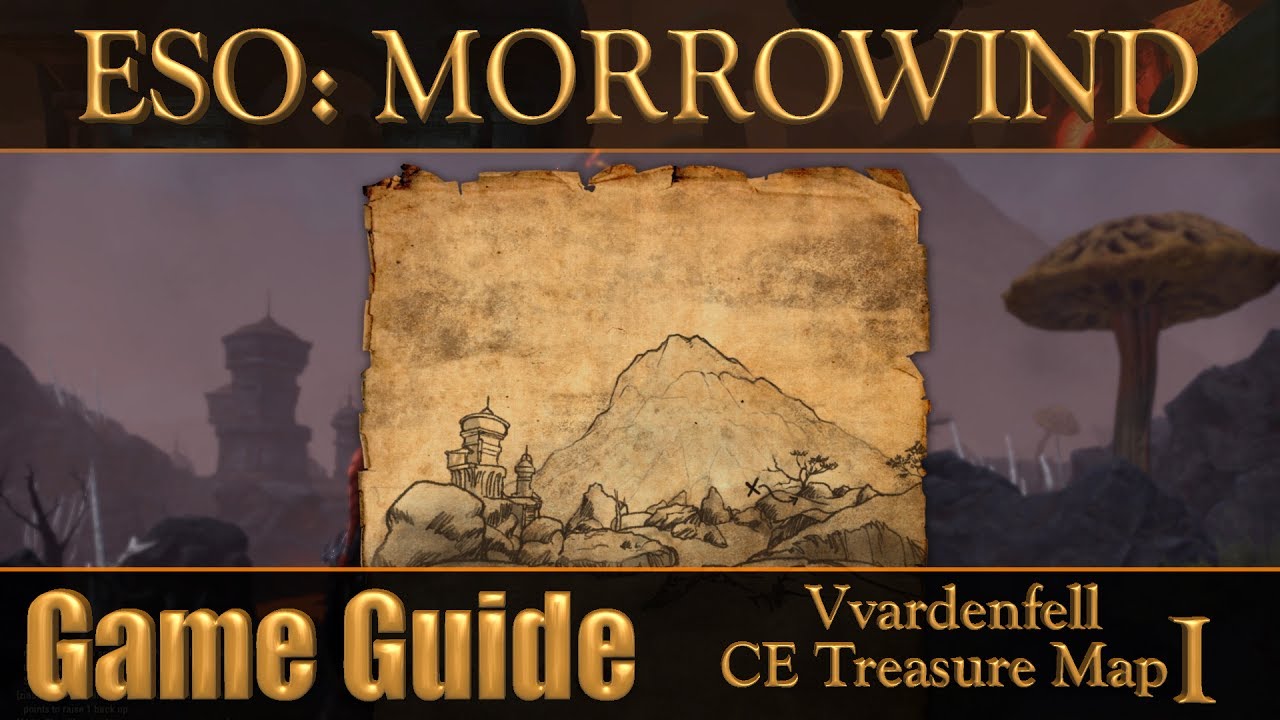 eso, treasure map, vvardenfell treasure map, vvardenfell ce treasur...