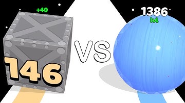 Push Harder VS Rolling Man 3D: Level Up Balls ❌ Max level!