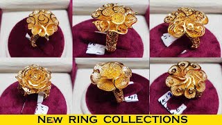 New Big Dubai Flower Ring Design