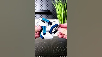 3D printed endless hexagon loop—stress relief on repeat ♾️