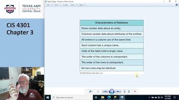 CIS4301 Chapter3 Part1