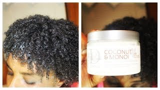 I fell in 💘 Design Essentials  Coconut and Monoi Deep Condiioner Review And Demo