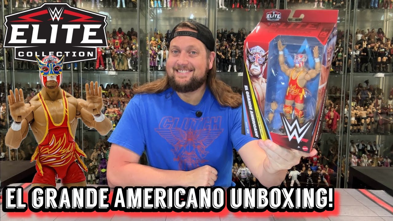 El Grande Americano WWE Elite 126 Unboxing & Review! - YouTube