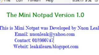 How to Create Mini Notepad With VB.Net 2008 Net Worth
