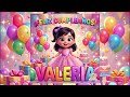 Feliz Cumpleaños Valeria 🎉 Canción Personalizada con Nombre para Niñas | Global Kids
